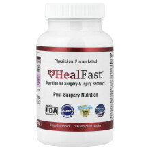 HealFast, Post-Chirurgische Voeding, 100 Plantenbasierte Capsules