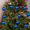 Blue Christmas Ball Ornament Plastic 5.9 inch 4