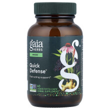 Gaia Herbs, Schnelle Verteidigung, 40 flüssige Phyto-Kapseln