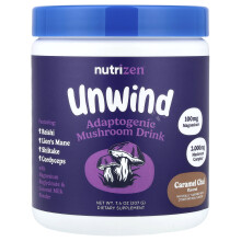 Nutricost, Nutrizen, Ontspannen, Adaptogene Schimmelmengsel Drink, Karamel Chai, 7.4 oz (207 g)