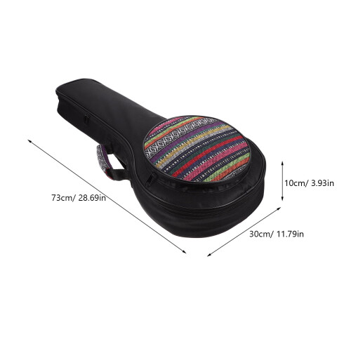 Black Mandolin Case Breathable Portable1Piece 1
