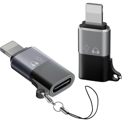Προσαρμογέας USB-C σε Lightning – Συμβατός με ασύρματα μικρόφωνα, μονάδες USB, ηχεία, 1