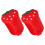 Poubelle minimaliste rouge PP2pcs 4