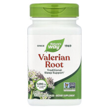 Nature's Way, Valerian Root, 1,590 mg, 100 Vegan Capsules (530 mg per Capsule)