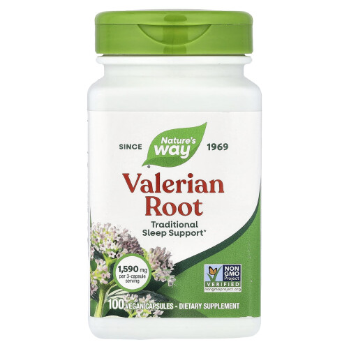 Nature's Way, Ρίζα Βαλεριανού, 1,590 mg, 100 Βεγάν Πιλάκια (530 mg ανά Πιλάκιο)
