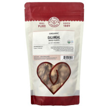 Pure Indian Foods, Ökológiai Galanga Szárított Szeletek, 3 oz (85 g)