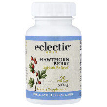 Eclectic Herb, Hawthorn Berry, 500 mg, 90 Veg Caps