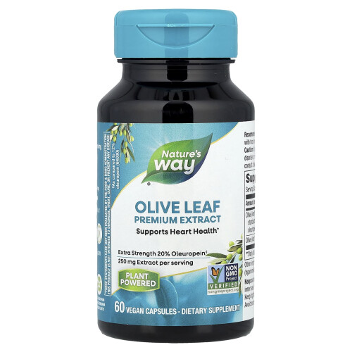 Nature's Way, Premium Extract, Λάφυρο Λεαφ, 60 Βεγκαν Capsules