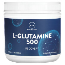 MRM Nutrition, L-Glutamina 500, 1,1 lbs (500 g)