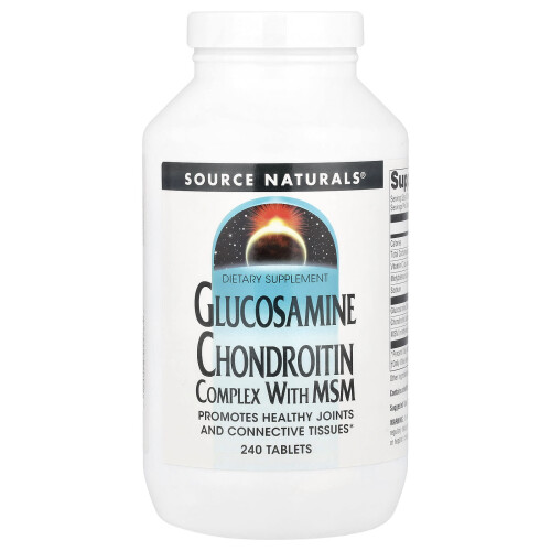Source Naturals, Glucosamine Chondroitin Complex met MSM, 240 Tablets