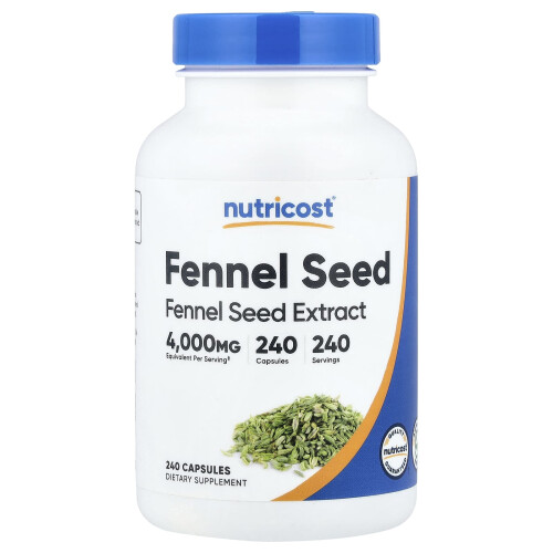 Nutricost, Καρύδι Σπόρος, 240 Φιάλες (200 mg ανά Φιάλη)