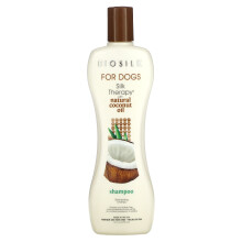 Biosilk, Silky Hoito Natural Coconut Oil Shampoo, Koirille, 12 fl oz (355 ml)