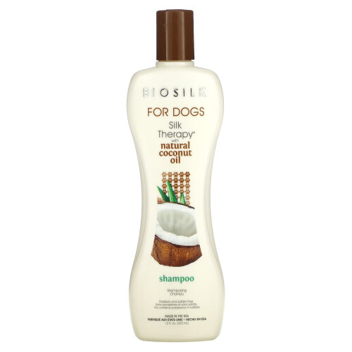 Biosilk, Σιλικόνη Θέραπευσης με Φυσικό Κωκός Λάδι Σαμπουάν, Για Κύρια Ζώα, 12 fl oz (355 ml)