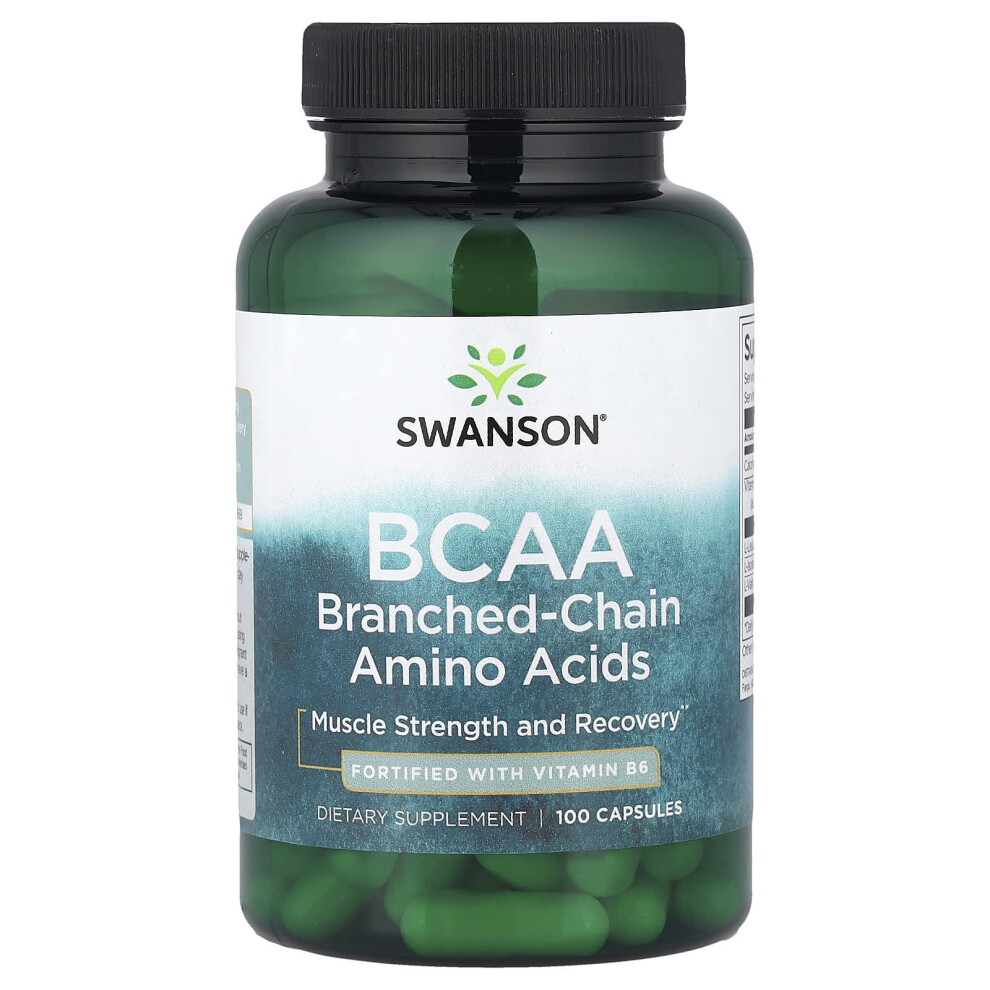 Swanson , Bcaa, 100 Capsules