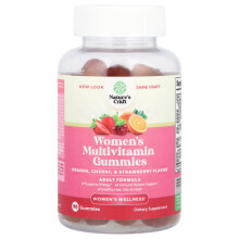 Nature's Craft, Vrouwen's Multivitamine Gummies, Orange, Cherry, & Strawberry, 90 Gummies