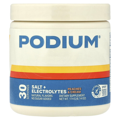 Podium Nutrition, Σόδα + Ηλεκτρολύτες, Πεπόνι & Κρέμα, 6.14 oz (174 g)