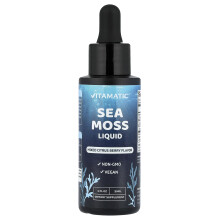 Vitamatic, Havsmossa Flytande, Blandad Citrus Bär, 2 fl oz (59 ml)