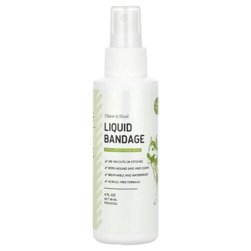 Chew + Heal, Flydende Bindemiddel, Til Hunde, 4 fl oz (118 ml)