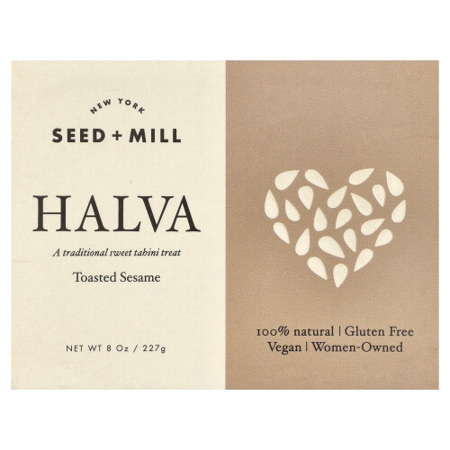 New York Seed + Mill, Halva, gerösteter Sesam, 8 oz (227 g)