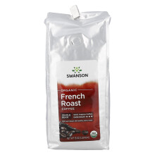 Swanson, järjestelmällinen ranskalainen rohto kahvi, koko pähkinä, tumma rohto, 16 oz (454 g)