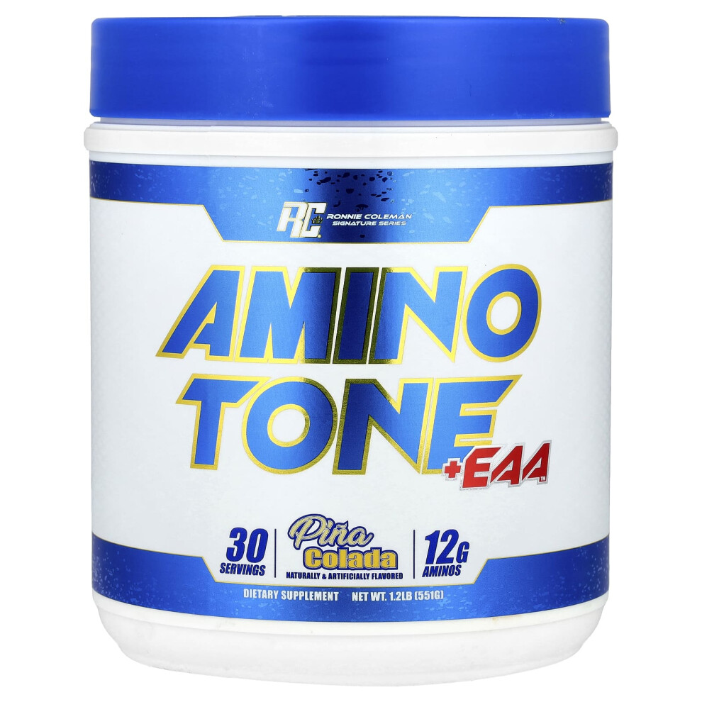 Ronnie Coleman , Signature Series, Amino Tone + Eaa, Pina Colada, 1.2 Lb (551 G)