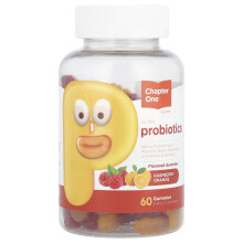 Chapter One, Gomme Probiotiche di Raspberry Orange, 60 Gomme