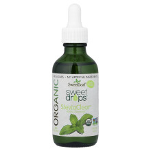 Wisdom Natural, SweetLeaf, Organic Sweet Drops, SteviaClear, 2 fl oz (60 ml)