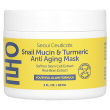 SeoulCeuticals, Snail Mucin & Turmeric Anti Aging ΚΑΛΑΘΙ Ομορφιάς, 2 fl oz (60 ml)