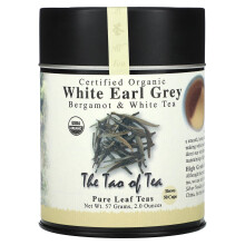 The Tao of Tea, Certyfikowany Organiczny Bergamot & White Tea, Biały Earl Grey, 2 oz (57 g)