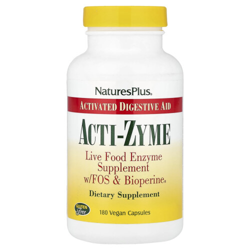 NaturesPlus, Acti-Zyme, 180 Vegan Pilli