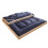 Στρώμα Futon Ιαπωνικού Τύπου 180x200cm Σκούρο Μπλε 2