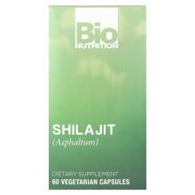 Bio Nutrition, Shilajit (Asphaltum), 60 Vegetarische Capsules