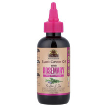 Okay Pure Naturals, Zwarte Jamaïcaanse Castorolie Met Rosemarijn, 4 fl oz (118 ml)