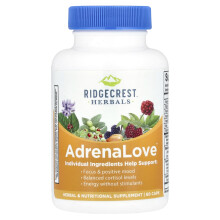RidgeCrest Herbals, AdrenaLove, 60 kapszula