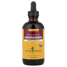 Herb Pharm, Ashwagandha, Senza Alcol, 4 fl oz (120 ml)