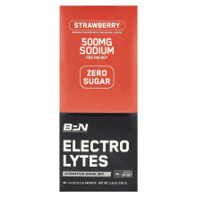 BPN, Eletrólitos, Bebida para Hidratação, Morango, 30 Pacotes, 0.20 oz (5.8 g) Cada