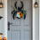Τεχνητά στεφάνια για το Halloween για την μπροστινή πόρτα, στεφάνι πόρτας για το Halloween, 8