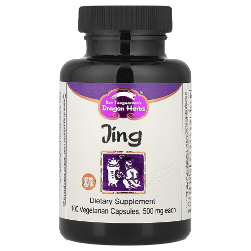 Dragon Herbs, Jing, 500 mg, 100 Kapsułek Wegetariańskich