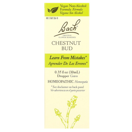 Bach Bach, Πρωτότυπα Φυτότερα Φάρμακα, Chestnut Bud, 0.35 fl oz (10 ml)