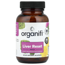 Organifi, Lever Reset, 60 Capsules