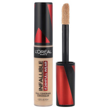 L'Oral, Infallible, Maquillaje de Cubrimiento Total, 375 Latte, 0.33 fl oz (10 ml)