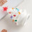 Ceramic Christmas tree white 7 inch LED pre-lit 4