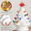 Ceramic Christmas Tree White LED Lighted 7 Inch 5