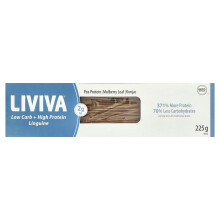 LIVIVA, Fettuccine Baja en Carbohidratos + Alto en Proteínas, 225 g