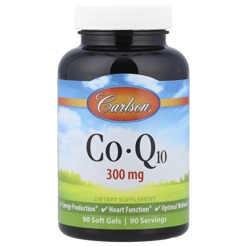 CoQ10 Carlson, 300 mg, 90 Capsule Moale