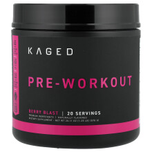 Kaged, PRE-KAGED, Előkészítő, Berry Blast, 1,29 lb (584 g)