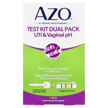 AZO, UTI & Vaginale pH Test Kit, 2 Stuk Kit