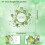 St. Patrick's Day Four-Leaf Clover Candle Holder Green 25cm 4