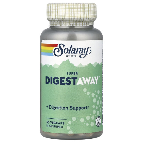 Solaray, Super DigestAway, 60 Vegcaps