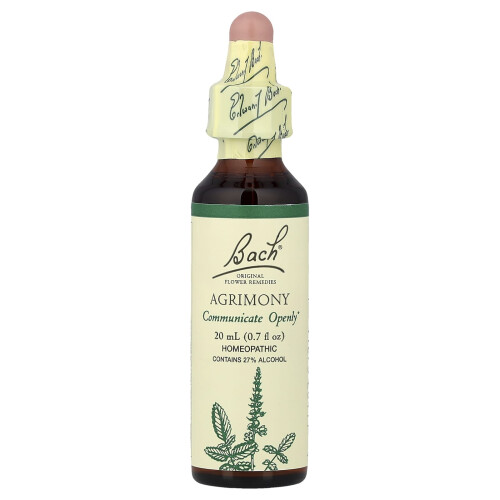 Bach Bach, Πρωτότυπα Φυτοθεραπευτικά, Agrimony, 0.7 fl oz (20 ml)